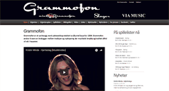 Desktop Screenshot of grammofon.no