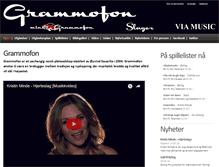 Tablet Screenshot of grammofon.no
